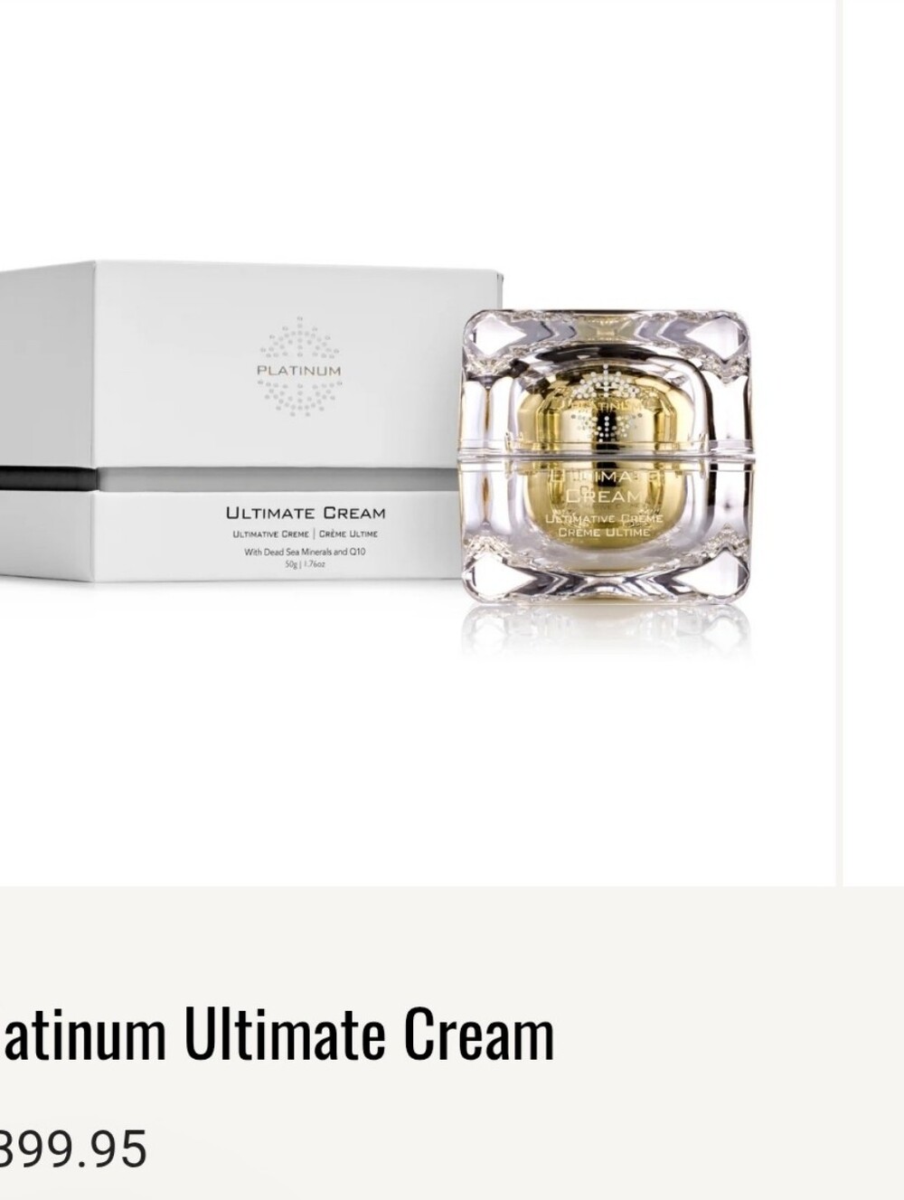 KEDMA Platinum Ultimate Cream